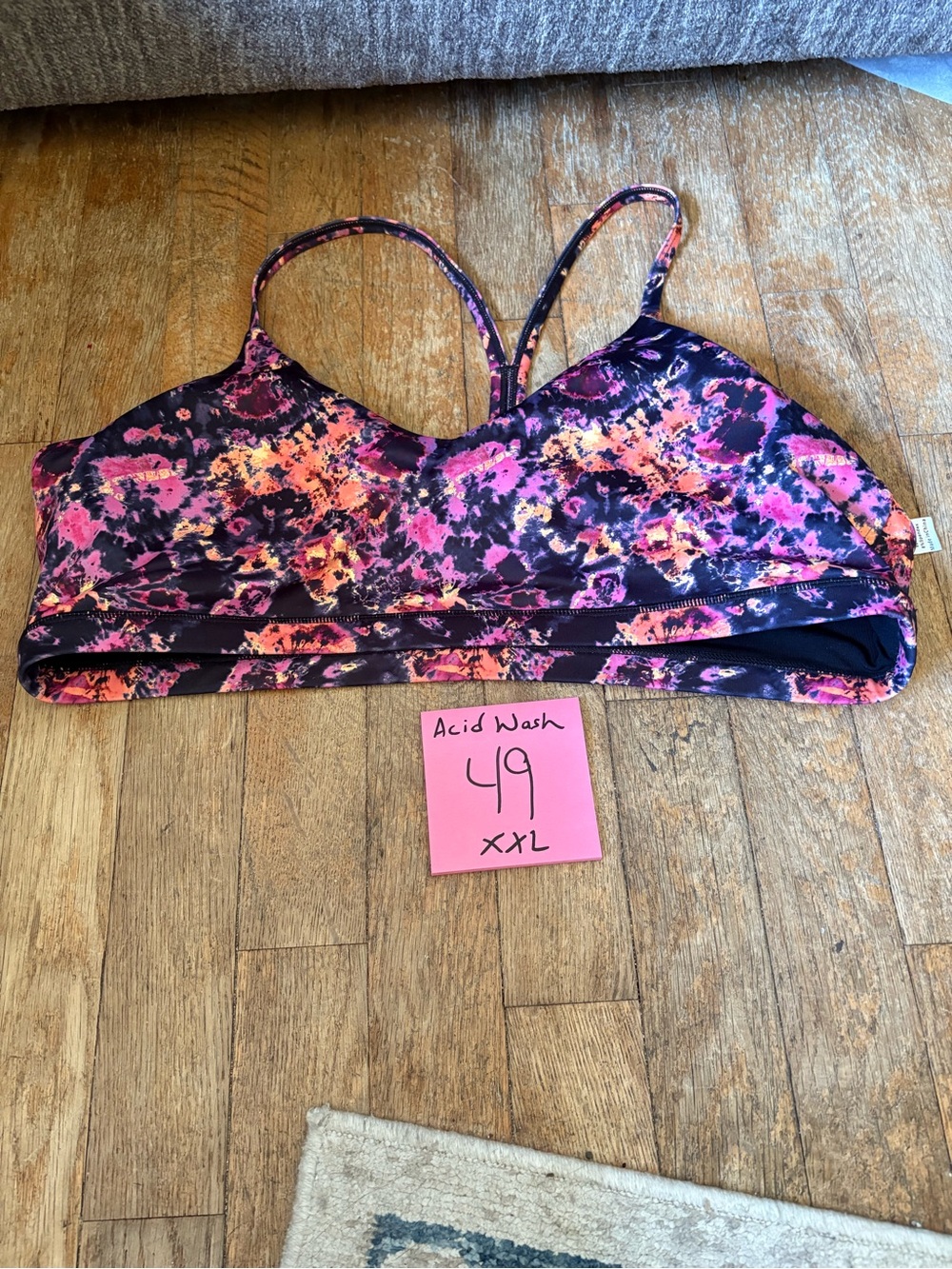Constantly Varied Gear Acid-Wash XXL move sports bra-hard to find no pads